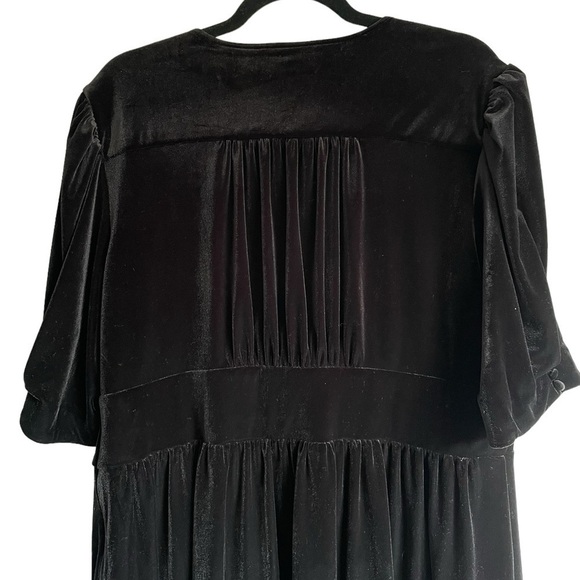 Lauren Ralph Lauren Velvet Puff Sleeve A-Line Dress Size 1X NWT - Picture 8 of 12